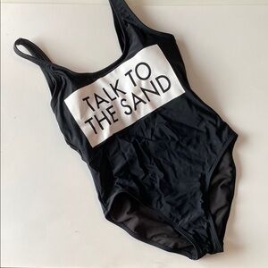 George Black One Piece Swimsuit Talk to the Sand